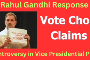 Rahul Gandhi Response to Vote Choori Claims in Vice Presidential Polls 2025 | Times Now Exclusive